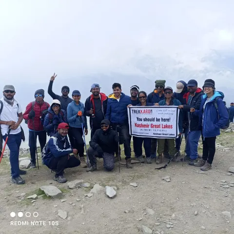 Kashmir Great Lakes Trek — photo 24 from a Trekkaro batch